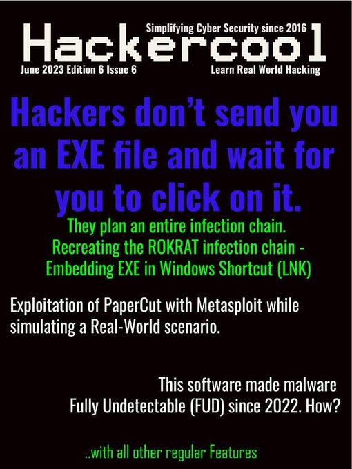 Title details for Hackercool Magazine by Hackercool Cybersecurity OPC Pvt Ltd - Available